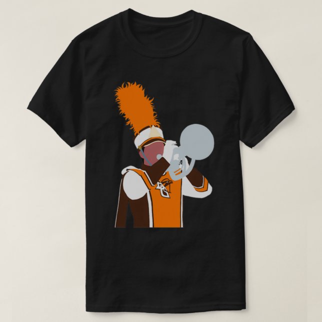 BGSU Falcon Marching Band Euphonium T-Shirt (Design Front)