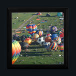 BH hot air balloon fiesta views Gift Box<br><div class="desc">gift box ballooning</div>