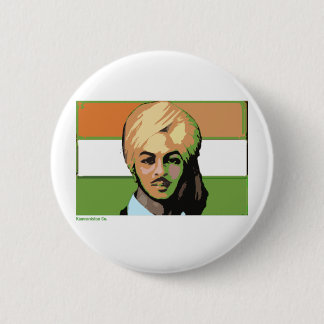 Bhagat Singh: A Revolutionary Hero 6 Cm Round Badge