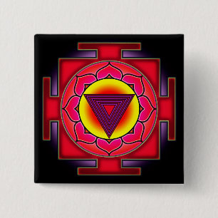 Bhairavi Yantra 15 Cm Square Badge