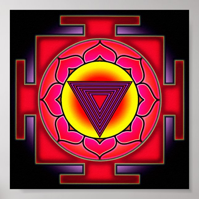 Bhairavi Yantra Poster (Front)