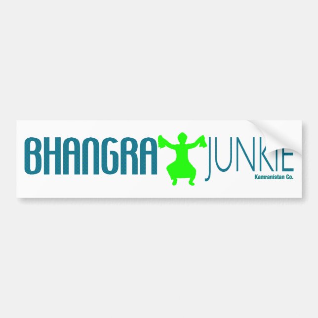 Bhangra Junkie Bumper Sticker (Front)