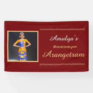 Bharatanatyam Arangetram Vinyl Banner