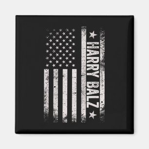 Bheimer 2024 Harris W Usa Flag Political Magnet