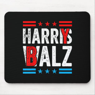 Bheimer Funny Kamala Harris Political Harris W Mouse Pad
