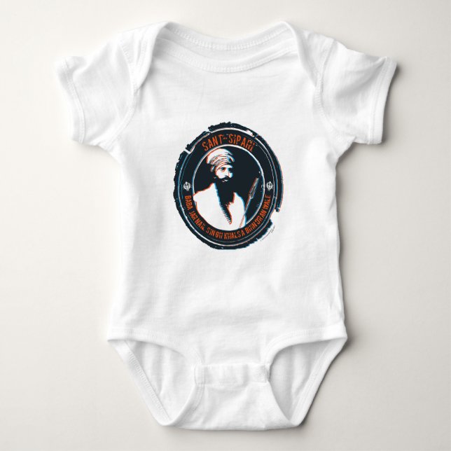 Bhindranwale Baby Bodysuit (Front)