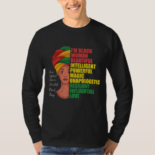 BHM African Women African American Black History M T-Shirt