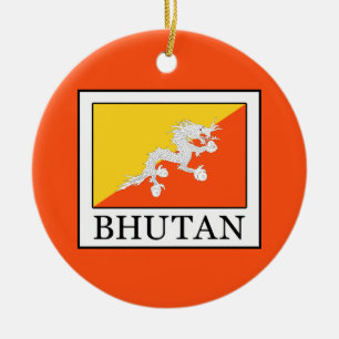 Bhutan Ceramic Tree Decoration