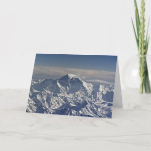BHUTAN. Eternal snow on the Everest Mountain, Card