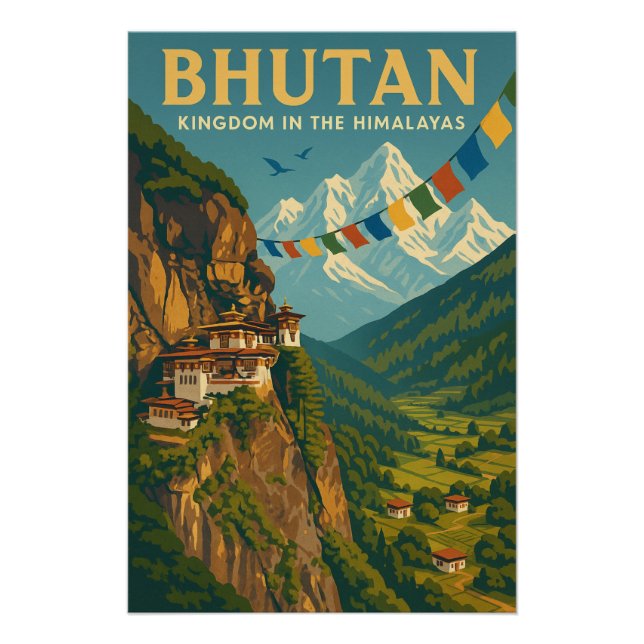 Bhutan – Kingdom in the Himalayas Poster (Front)