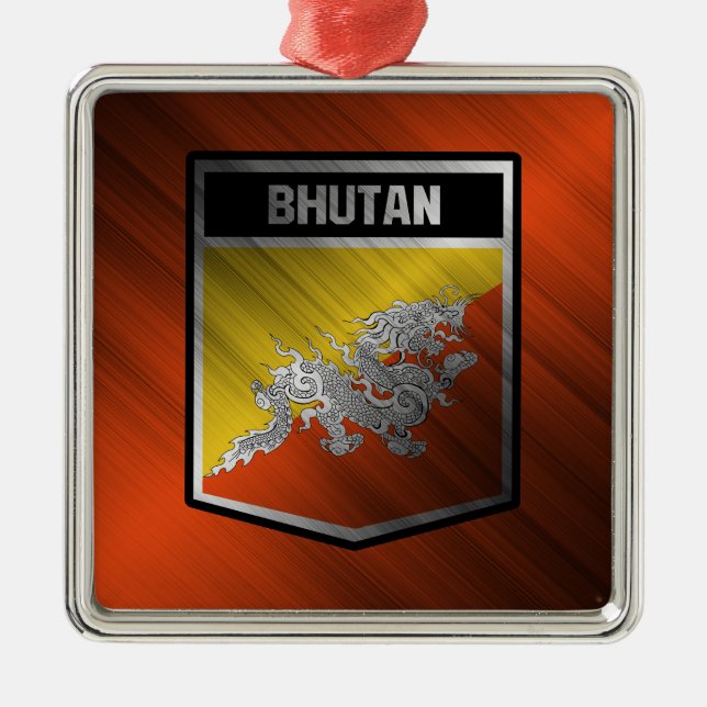 Bhutan Metal Tree Decoration (Front)