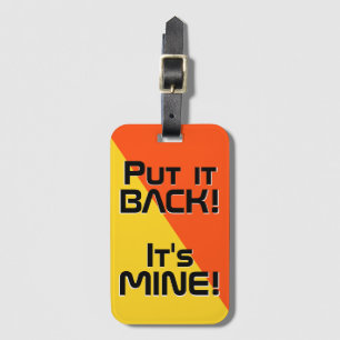 Bhutan National Flag Funny Patriotic Luggage Tag