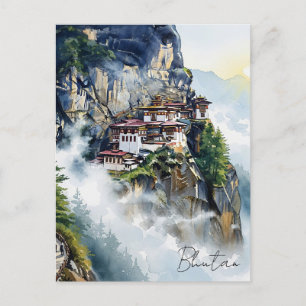 Bhutan Tiger's Nest Monastery Postcard