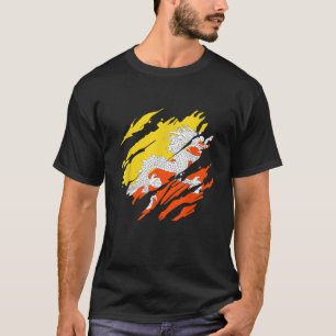 Bhutanese Flag Bhutan T Shirt