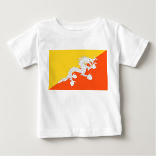 Bhutanese Flag (Bhutan) (Thunder Dragon) Baby T-Shirt