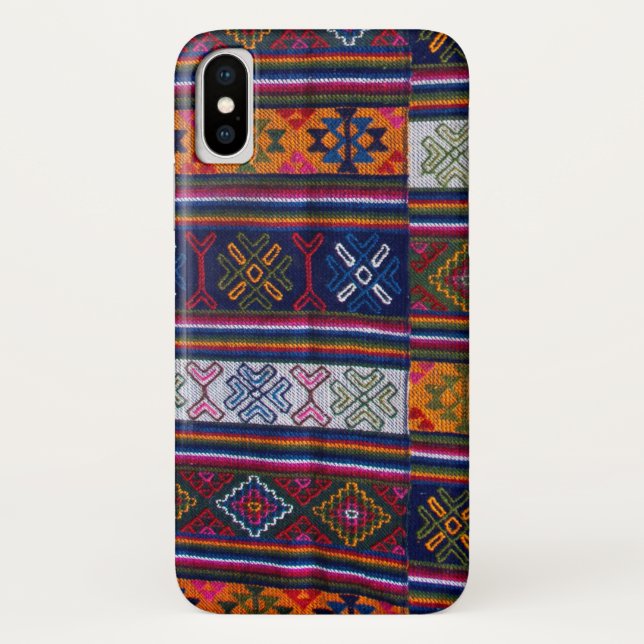 Bhutanese Textile Case-Mate iPhone Case (Back)
