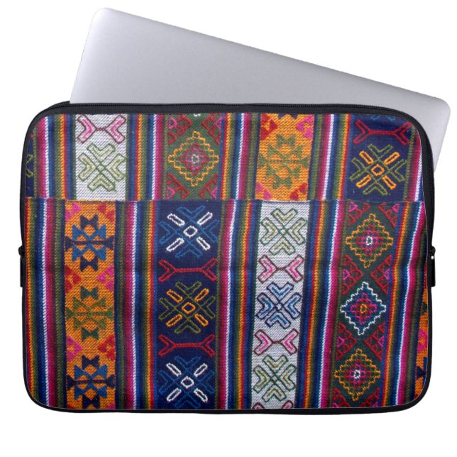 Bhutanese Textile Laptop Sleeve (Front)