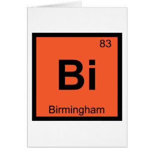 Bi - Birmingham Chemistry Periodic Table Symbol