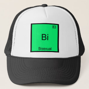 Bi - Bisexual Chemistry Element Symbol Funny Trucker Hat