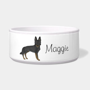 Bi-Black German Shepherd Cute Dog With Custom Name