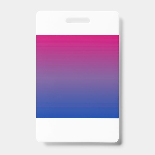 bi colours ID badge (Front)
