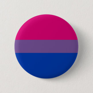 Bi Flag Flies For Bisexual Pride 6 Cm Round Badge