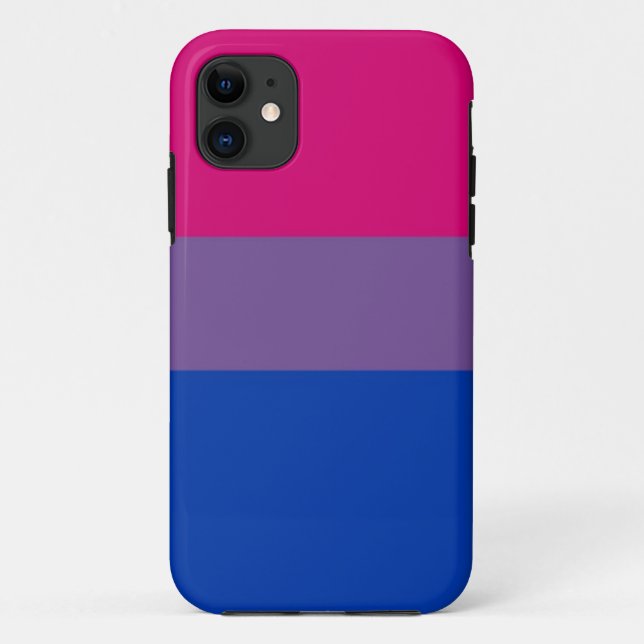 Bi Flag Flies For Bisexual Pride Case-Mate iPhone Case (Back)