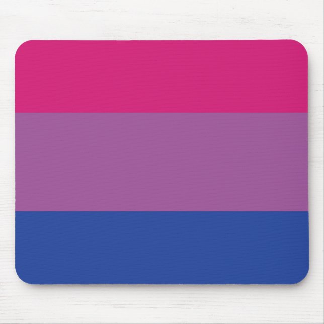 Bi Flag Mouse Pad (Front)