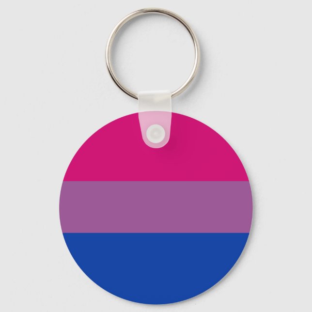 Bi-Flagge Key Ring (Front)