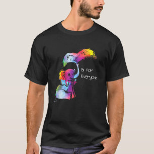 Bi For Everyone Rainbow Bi Pride Pride Bisexual Pr T-Shirt
