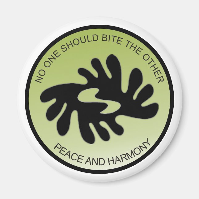 BI NKA BI PEACE AND HARMONY Magnet (Front)