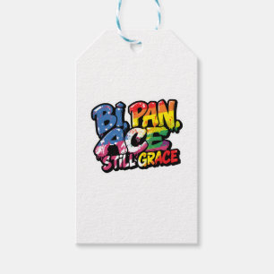 Bi Pan Ace Still Grace Shirt   Funny LGBTQ Quotes Gift Tags