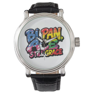 Bi Pan Ace Still Grace Shirt   Funny LGBTQ Quotes Watch