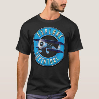bi plane explore adventure 1 T-Shirt
