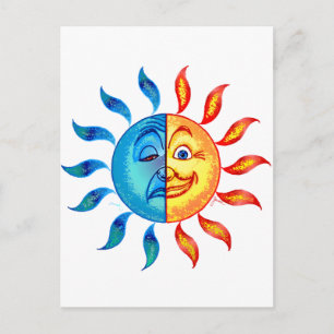 Bi Polar Solar Postcard