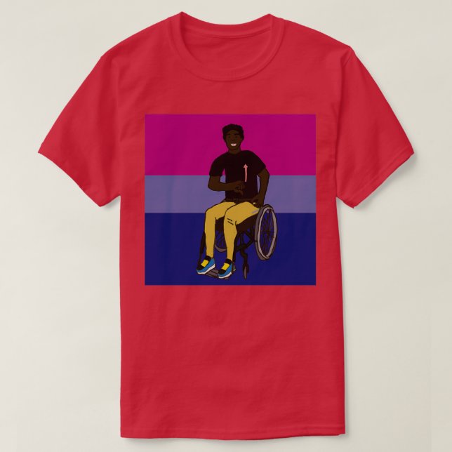 Bi Pride ASL T-Shirt (Design Front)