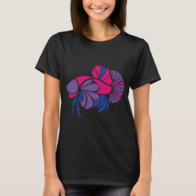 Bi Pride Betta T-Shirt (Front)