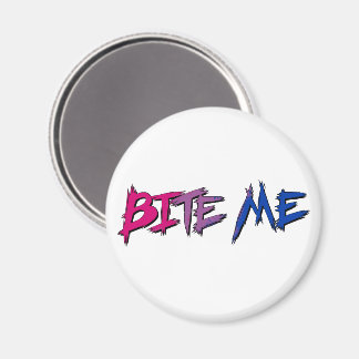Bi Pride Bite Me Magnet