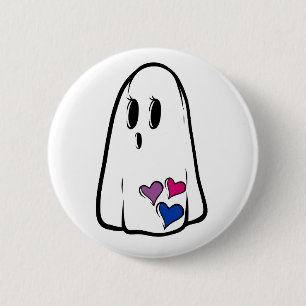Bi Pride Ghost 6 Cm Round Badge