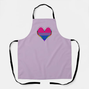 Bi Pride Heart Apron
