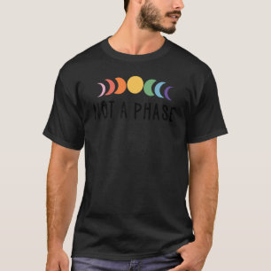 Bi Pride   Not A Phase   Bisexual Pride Moon   T-Shirt