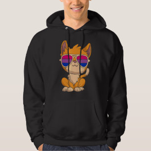 Bi Pride Sunglasses Bisexuality Flag Cat Lgbt Bis Hoodie
