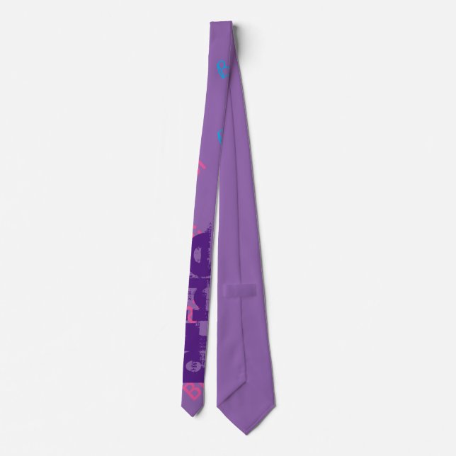 Bi Pride Tie (Back)