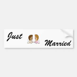 Bi-Racial Lesbians Bumper Sticker