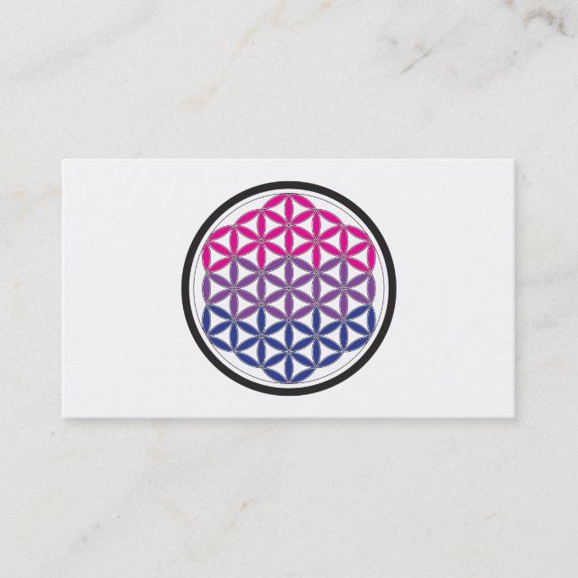 bi sacred geometry business card (Front)