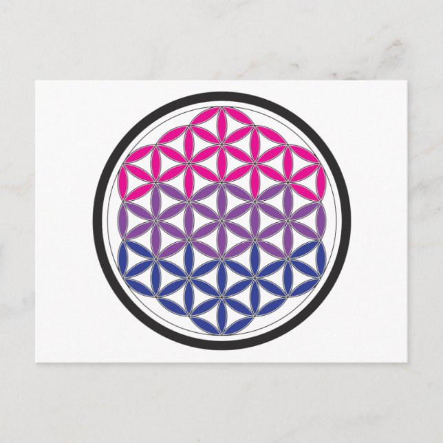 bi sacred geometry postcard (Front)