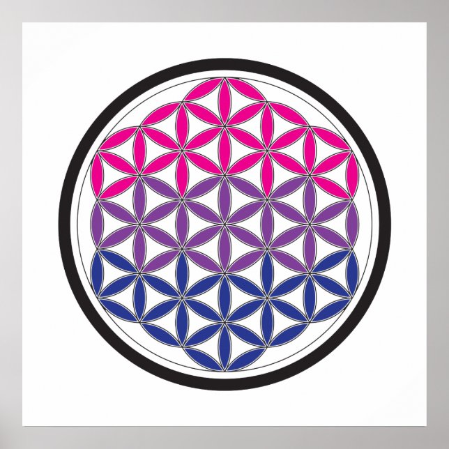 bi sacred geometry poster (Front)