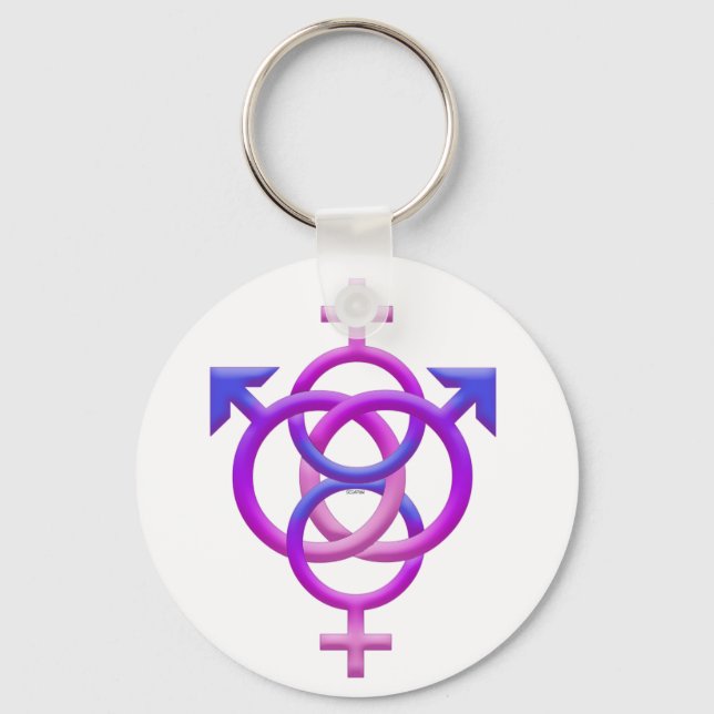 BI SWINGERS SYMBOL KEY RING (Front)