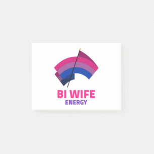 Bi Wife Energy Post-it Notes