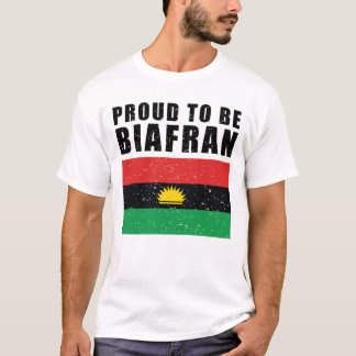 biafra flag -  proud to be biafran - biafra T-Shirt